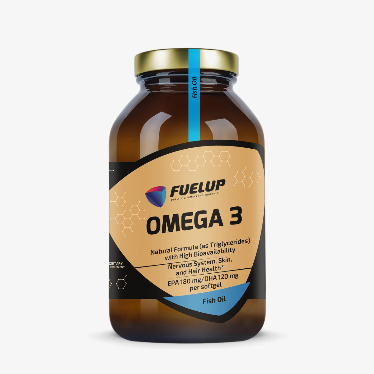 Omega-3 zivju eļļa 1000 mg EPA un DHA triglicerīdu formā