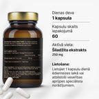 Šiladžits (Shilajit) 250 mg vīriešu vitalitātei un testosterona atbalstam no Fuel Up (60 kapsulas)