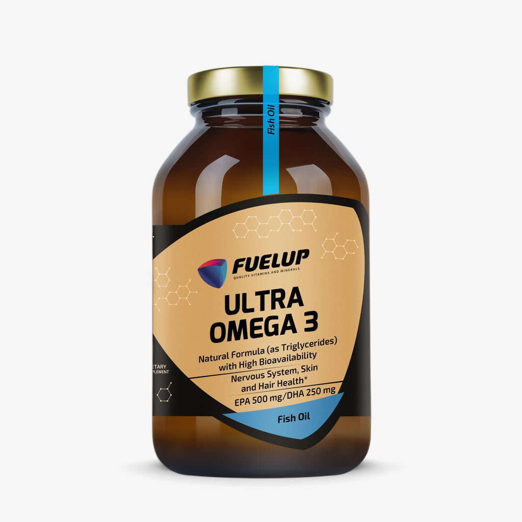 Koncentrēta zivju eļļa (Omega-3) 1000mg triglicerīdu formā ar augstāku biopieejamību no Fuel Up