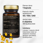 E vitamīns 400 IU antioksidants šūnu aizsardzībai no Fuel Up
